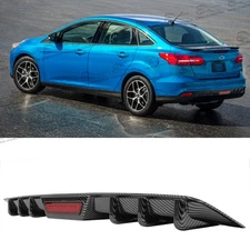 Carbon Look Rear Bumper Diffuser Lip Splitter Body Kits For Ford Focus RS ST
