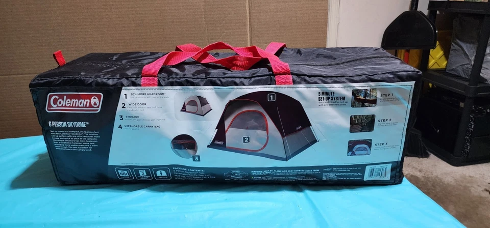 Tienda de campaña Coleman Skydome para 6 personas - Blackberry Foto 4 de 4
