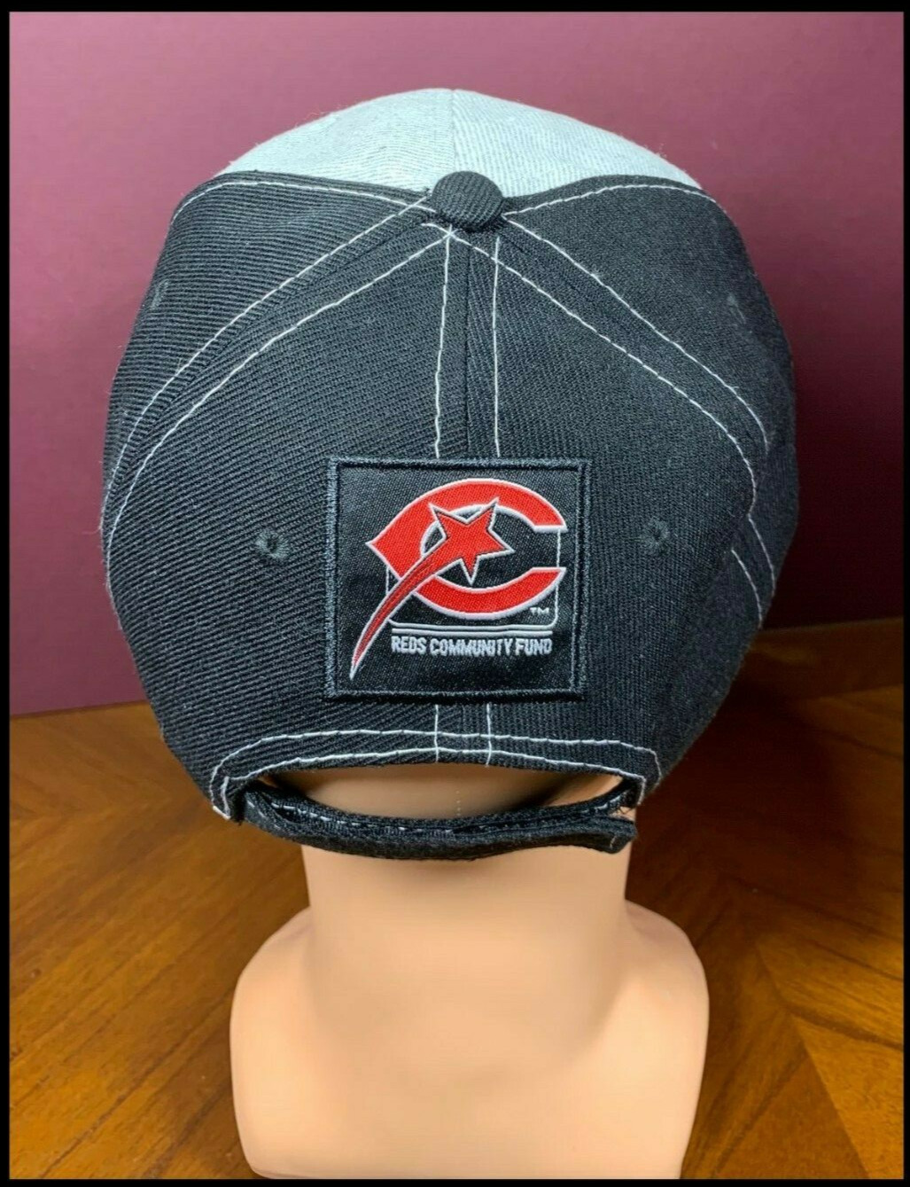 CINCINNATI REDS ADJUSTABLE BACK HAT/CAP WITH REDS… - image 4