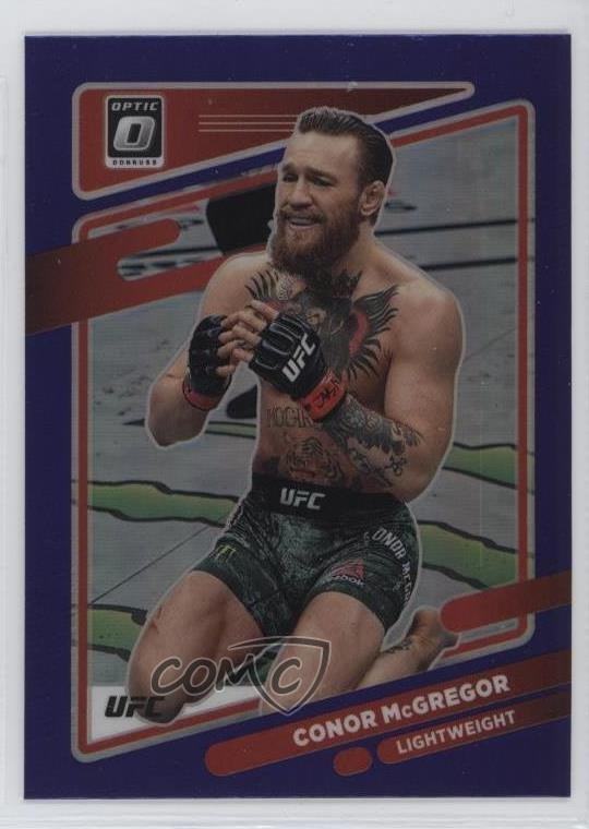 2022 Panini Donruss Optic UFC Purple Prizm Conor McGregor #75 02l5