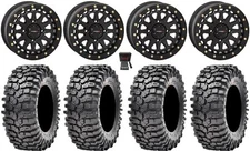 System 3 SB-6 15" Wheels Black (4+3) 32" Roxxzilla Tires RZR Turbo S / RS1