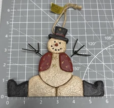 Lori Miller Collection Whispering Pines 2005 Folk Art Snowman