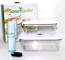 Compact Vacuum Sealer for Food with 30 Reusable Bags,Powerful Handheld Vacuum Se