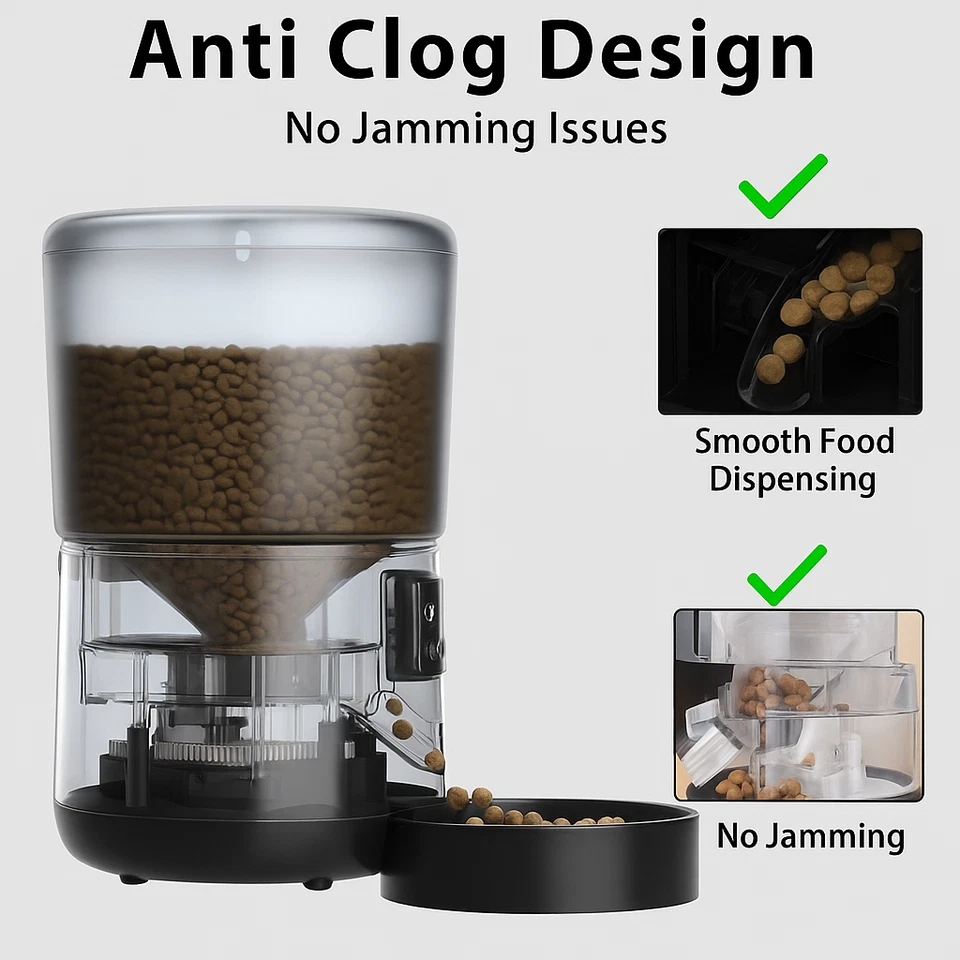 Alimentador automático SnackMate 4L para mascotas Foto 2 de 4