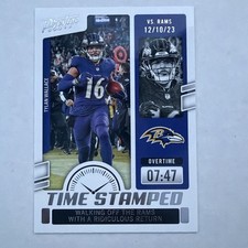 2024 Panini Prestige - Time Stamped Tylan Wallace #TS-TWE