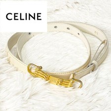 Celine Women Accessories Vintage Horse Bit Belt Limited Edition VHTF Rare Popula