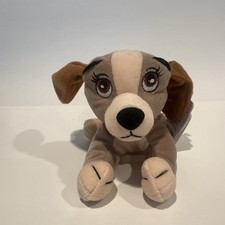 Disney Store Lady And The Tramp Mini Bean Bag with Tags Plush Animal Vintage 8  