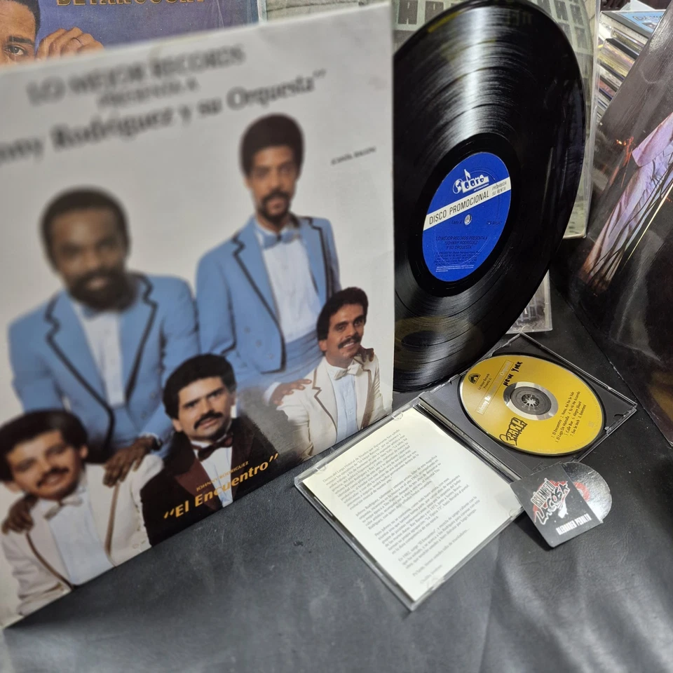 Johnny Rodriguez y Su Orquesta – El Encuentro – LP/CD, 80s 90s Latin, Salsa New  - Image 3 of 4