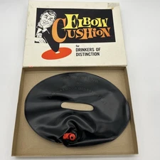 Elbow Cushion For Drinkers Of Distinction Gag Gift H. Fishlove & Co. VTG 1964