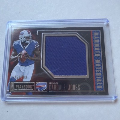 Cardale Jones 2016 Panini Playbook Mammoth Materials Jumbo RC Jersey /199 BILLS