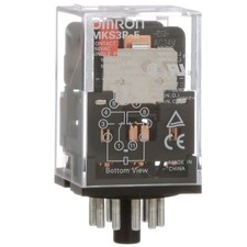 1PC OMRON INDUSTRIAL AUTOMATION MKS3P-5 AC24 Relay,E-Mech,3PDT,Ctrl-V 24AC,10A,