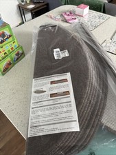 Qingbei Rina Stair Treads Carpet Non Slip,15 Packs|22 x 65cm, Brown, 0063