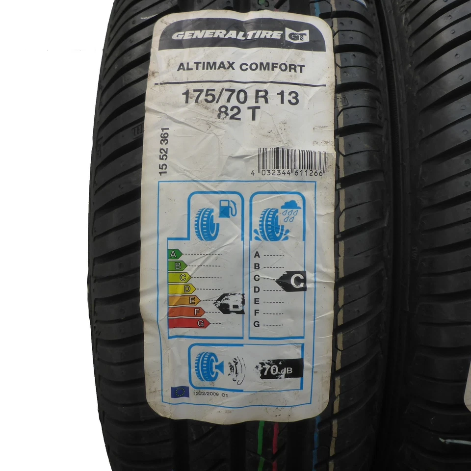 2 X GENERAL 175/70 R13 Altimax Comfort Neumáticos De Verano 2018 VOLL - Imagen 2 de 4