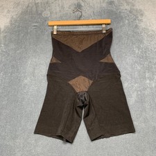 Honeylove Sculptwear Superpower Shapewear Shorts Women XL Brown Black High Waist