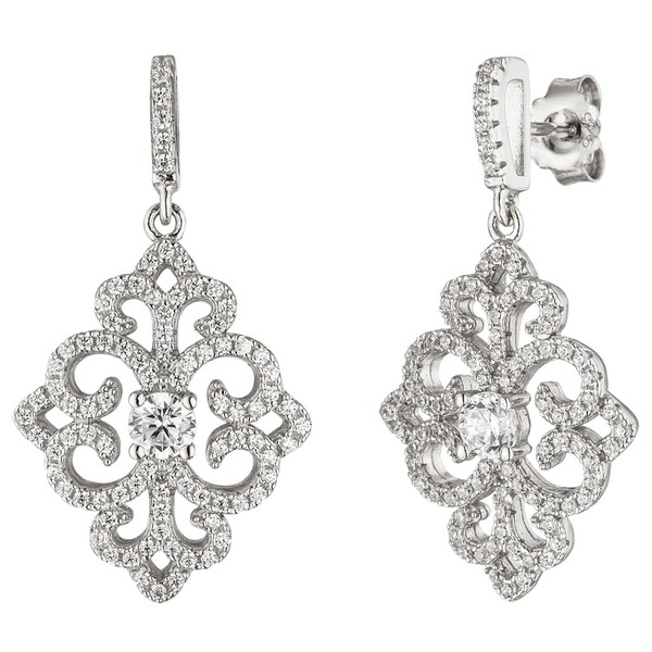 "Jobo \"52598\" OhrhäNger 925 Sterling Silber 178 Zirkonia Ohrringe"-image