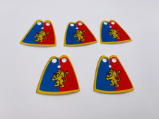 5 Stück Löwenburg Umhänge Umhänge für kompatibel passend für Lego Minifiguren