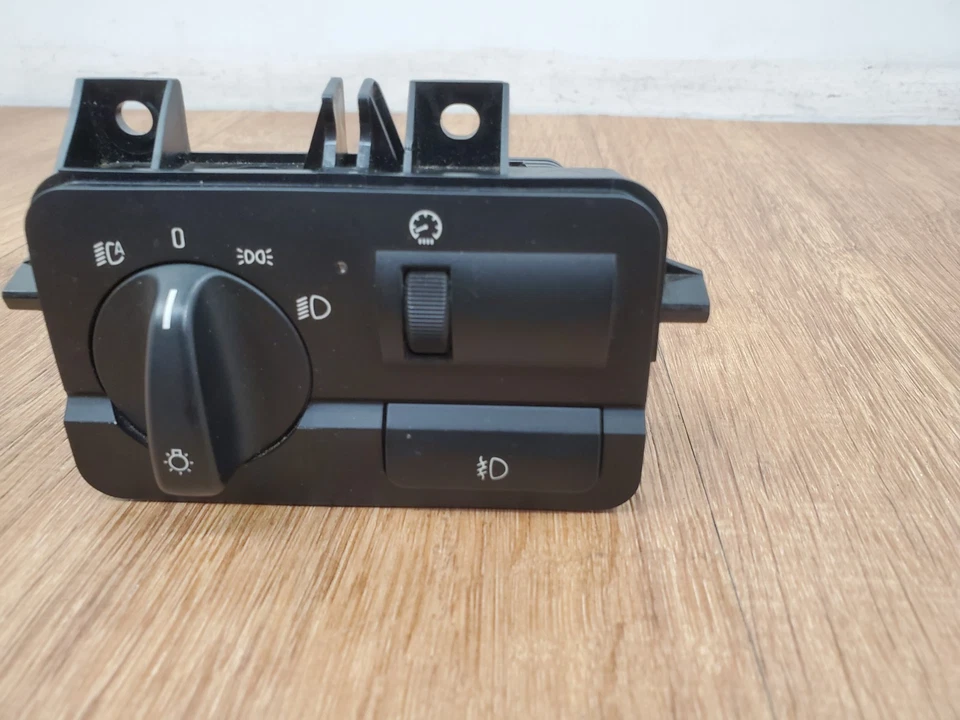 ✅ 01-06 OEM BMW E46 325 330 M3 Headlight Switch Control Panel Light Module BLACK - Image 3 of 4