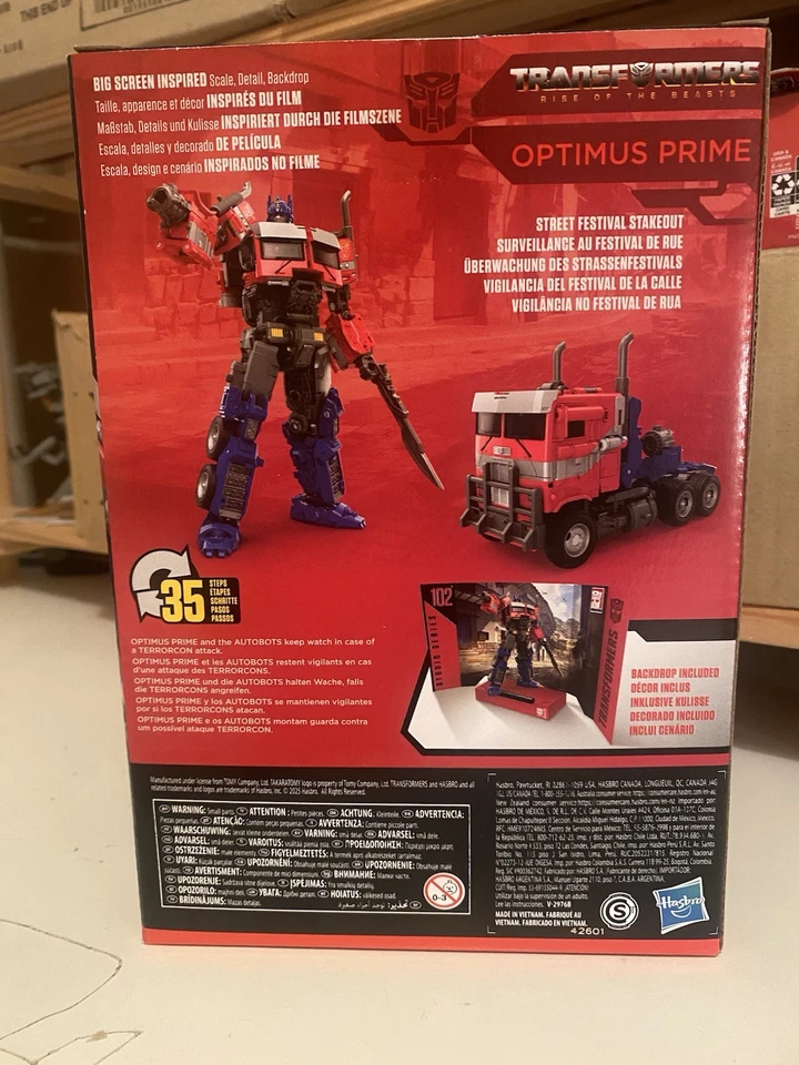 Transformers - Rise of the Beasts - Studio Series #102 OPTIMUS PRIME - sealed - Image 2 of 2
