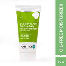 The Derma Co1 Salicylic Acid Oil-free Moisturizer for Face With Oat Extract 50g