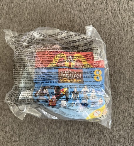 DISNEY MULAN 1998 MCDONALD'S SEALED HAPPY MEAL TOY SET OF 8 ~ FREE SHIPPING! - Afbeelding 16 van 19