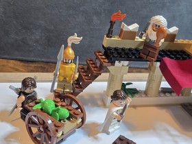 LEGO Prince of Persia: (7571 and 7572) ALL Pieces, Minifigs, and Manuals. No Box