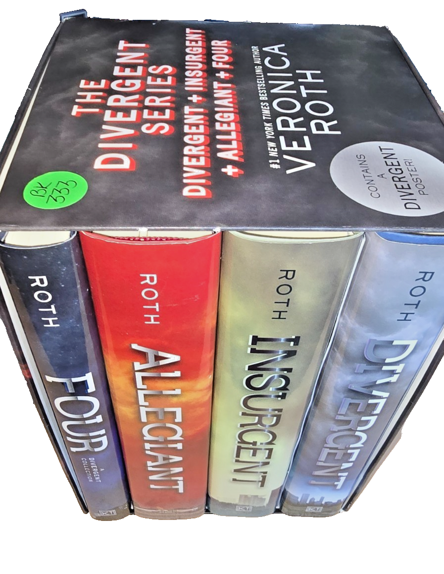 Divergent Series Four Book Box Set Veronica Roth HC DJ First