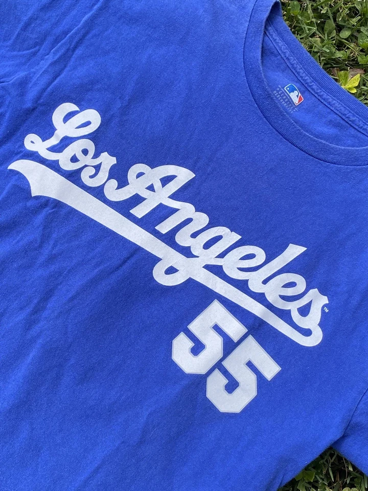 MLB Official Jersey Los Angeles Dodgers Blue Shirt Nr. 55 Martin Great Condition - Image 3 of 4