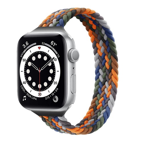 For Apple Watch Ultra 49mm Braided Solo Loop Band iWatch 9 8 7 6 5 SE 38mm/45mm - Picture 2 of 20