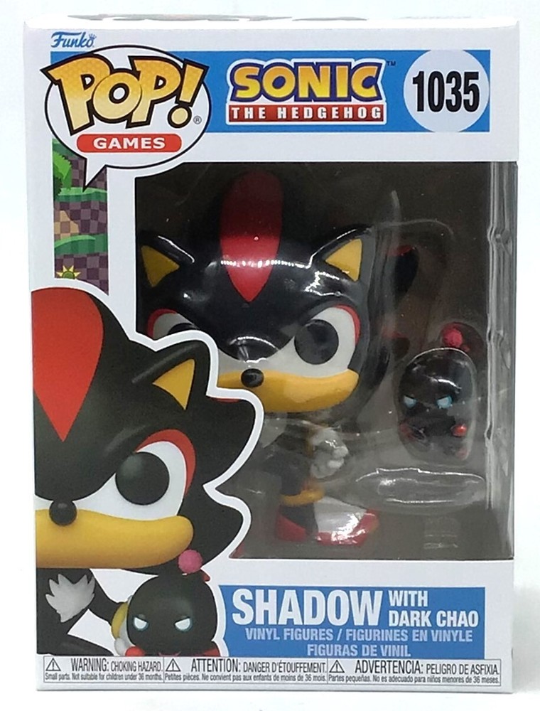 Funko Pop! Sonic The Hedgehog Shadow with Dark Chao #1035 w/Protector In-Stock!
