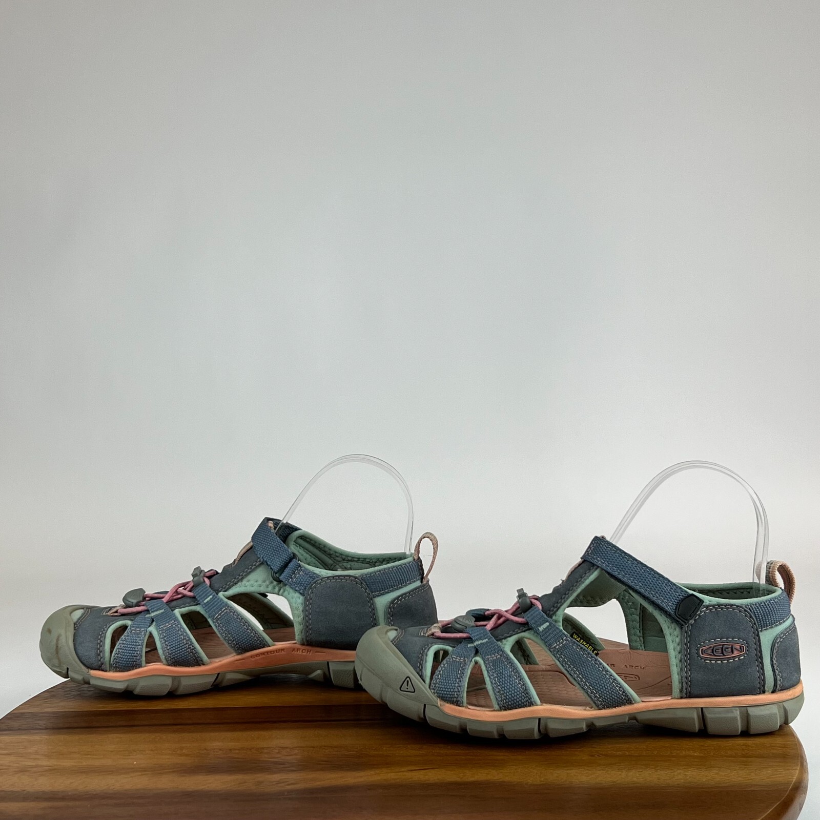 Sandali grandi per bambini Keen Seacamp II CNX blu casual sportivi sport acquatici taglia 5 anni