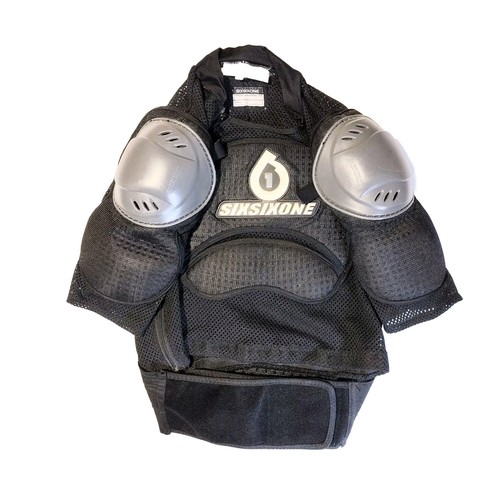 SIXSIXONE Upper Body Protection Armor Size Adult Large - Black