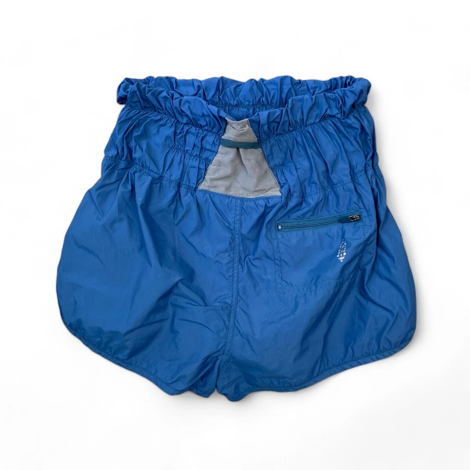 free-people-movement the way home logo pockets high waist lined shorts