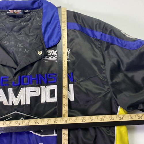 Chase Authentics Nascar Jimmie Johnson Mens Large Lowes Driver Jacket 2013 Cup - Picture 9 of 21