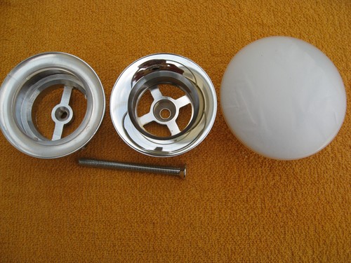 Ablaufventil 11/4" für Waschtische ohne Überlaufloch  Messing verchromt - Bild 2 von 8