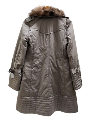 BURBERRY BLUE LABEL ロングコート 38 BURBERRY BLUE LABEL Long Coat Fur 38 Gray Womens036 | eBay