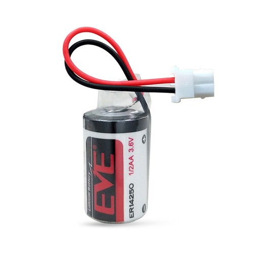 EVE ER14250 1/2AA 3.6V 1200mAh Li-on Battery with Plug - Picture 1 of 5