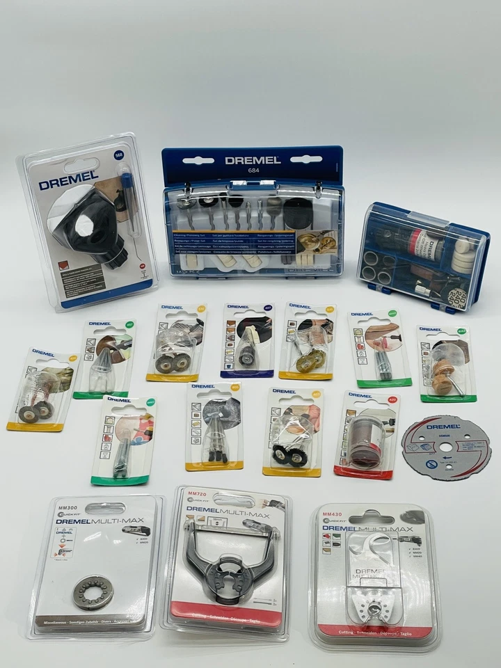 DREMEL Multifunktionswerkzeug Minischleifer Polieren Trennscheiben Fräser Messer - Bild 2 von 3