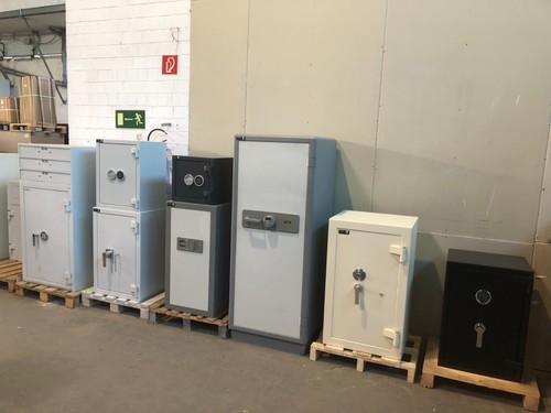 Tresor Stufe B, 2 x Schlüssel, Panzergeldschrank Wertschutzschrank Safe 310 kg - Bild 5 von 9
