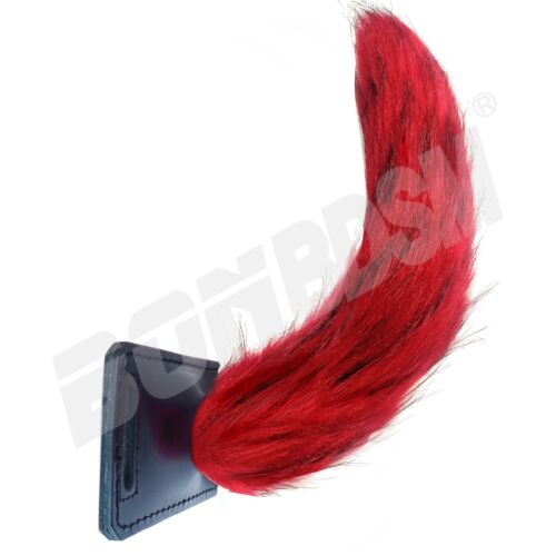 Dog Tail Belt Harness with Unique Black-Tipped Fur - Human Puppy Play Fursuit - Picture 10 of 12