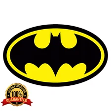 Diecut Vinyl BATMAN LOGO Decal Sticker Comic Dark Knight Colored 