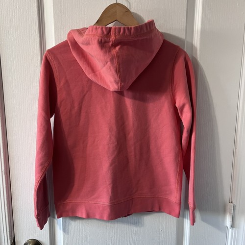 Hanna Andersson Girls Zip Up Hoodie Jacket Pink Size 12 Large - Picture 3 of 7