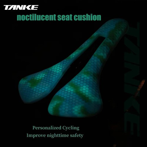 MTB Road Bike Saddle Durable Wear-resistant 3D Printed Noctilucent Riding Seat - Picture 3 of 36