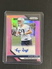Ryan Izzo 2018 Prizm Rookie Autographs Pink  Prizm SP #RA-RI AUTO Patriots PWE
