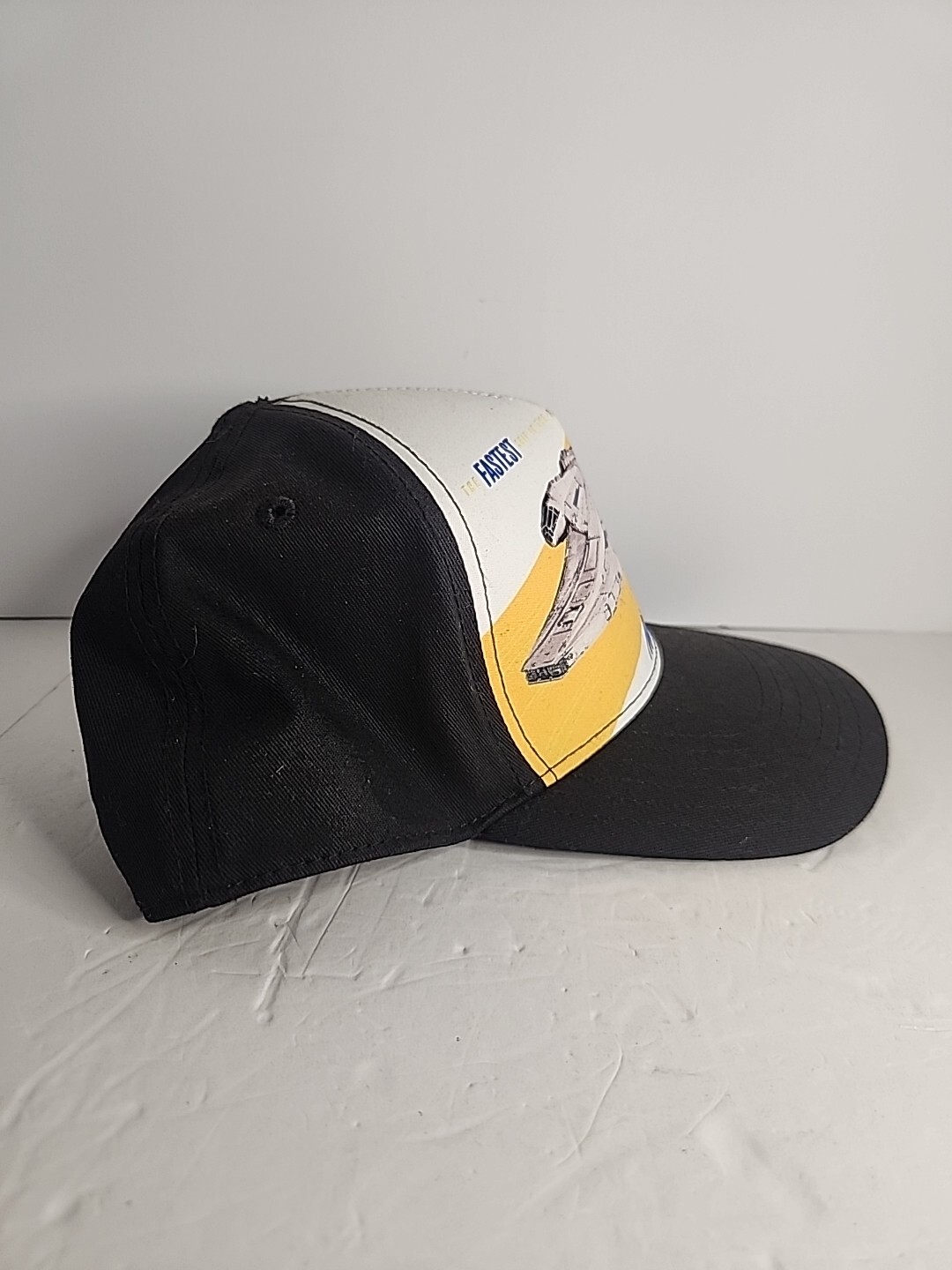 Star Wars Millenium Falcon Baseball Cap Black/Whi… - image 4