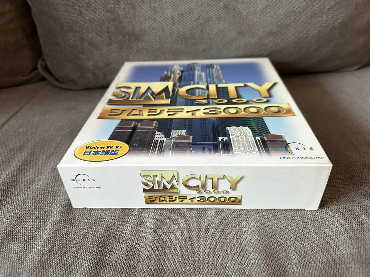 Sim City 3000 Unlimited - Japanese Big Box Edition PC | eBay