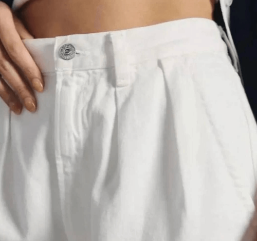 NWT Citizens of Humanity Maritzy Pleated Denim Shorts Size 29 - Picture 3 of 10