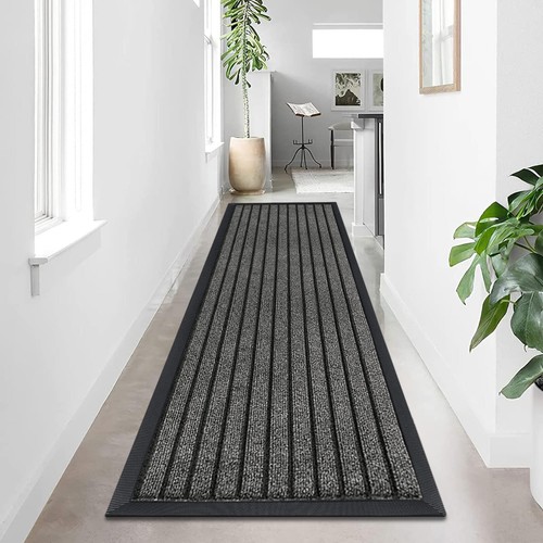 Heavy Duty Rubber Barrier Mat Non Slip Door Mats Hall Hallway Kitchen Runner Rug - Picture 14 of 50