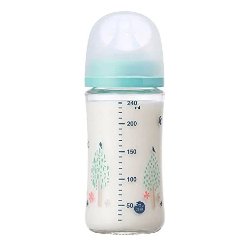 Pigeon Breastmilk Feeling Baby Bottle Bear 240ml 3 months and up Heat-resistant - image 3 of 4
