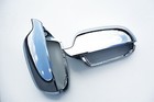 Chrome Mirror Door Caps Cover Housing For Audi Facelift A4 B8 8K S4 RS4 2009-