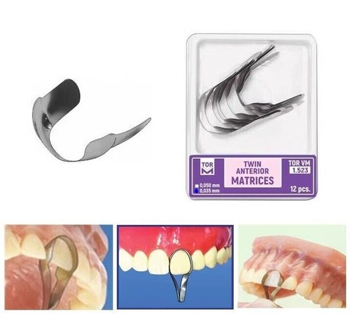 Dental Matrix Bands Anterior Proximal Strips Sectional Contoured Matrices Twin - Picture 16 of 18